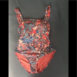Tommy Bahama Hibiscus One Piece Bathing Suit NWOT
